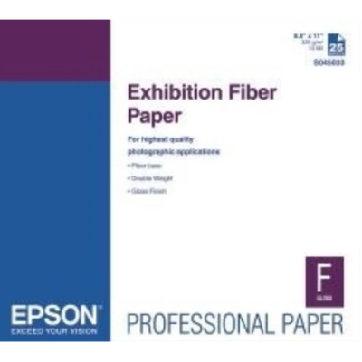 Epson Exhibition Fiber Paper 17" x 22" (25 Sheets) (S045039)