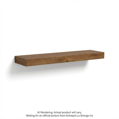 Étagère Flottante Entrepot La Grange 36X8X2 Noyer Moyen (SHWO3682FNYM)