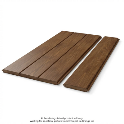 Lambris Murale Entrepot La Grange - Noyer Moyen - 10,6 pi² (WP11SFNYM)