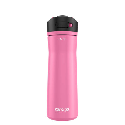 Bouteille d'eau isotherme Contigo Ashland Chill 2.0 en acier inoxydable avec couvercle AUTOSPOUT, Azalea, 24 oz (2224079)
