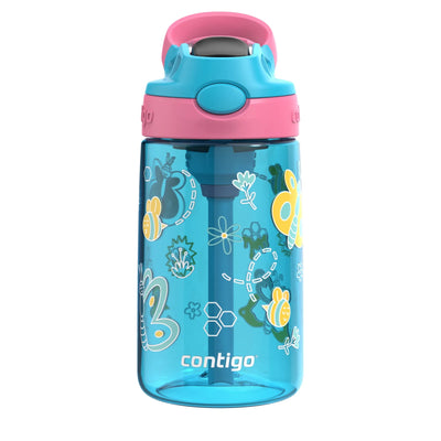 Contigo 14 oz Autospout Blue Raspberry Butterflies - Plastic (2188451)