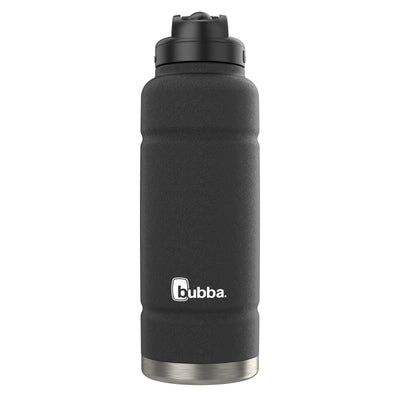 Bubba Trailblazer Stainless Steel Water Bottle, 40 oz, Vacuum-Insulated, Straw Lid, Licorice (2208634)