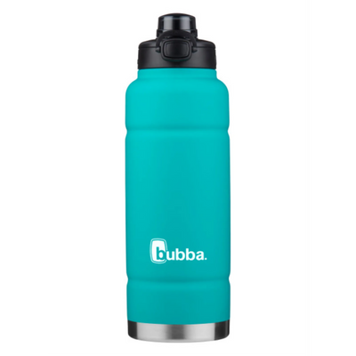 Bubba Trailblazer Stainless Steel Water Bottle, 40 oz, Vacuum-Insulated, Push Button Lid, Scuba (2224037)