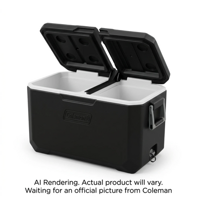 Coleman Classic Split Lid 52 QT Cooler - Black (2265451)