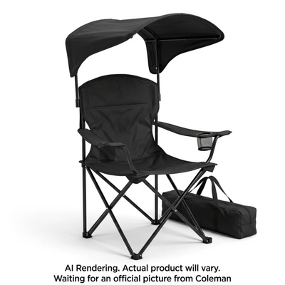 Coleman Oasis Canopy Quad Chair - Black (2253908)