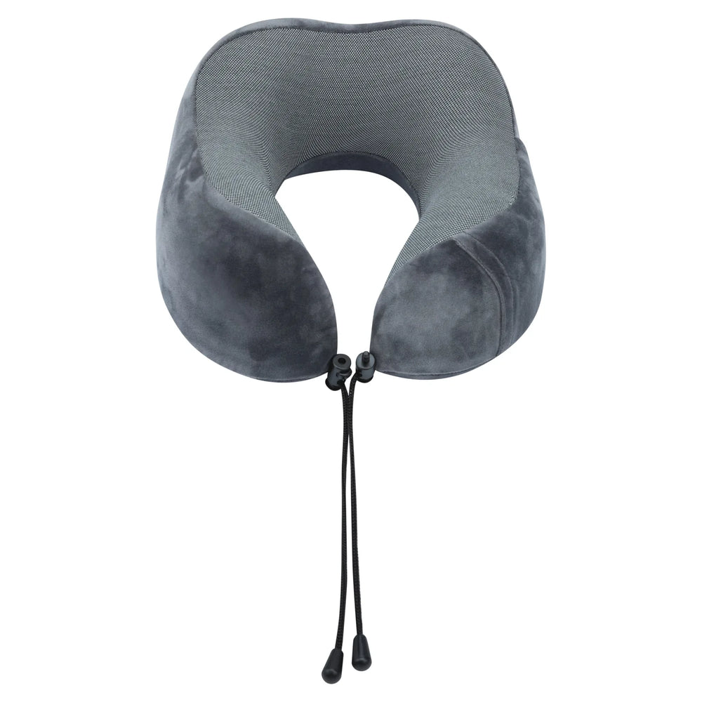 Poly Mem.Foam Neck Pillow Grey