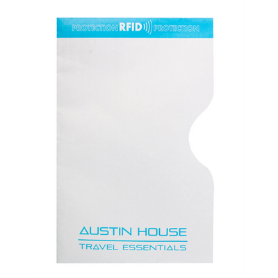 Austin House Rfid Paper Passport Sleeve White (AH62PS01095)