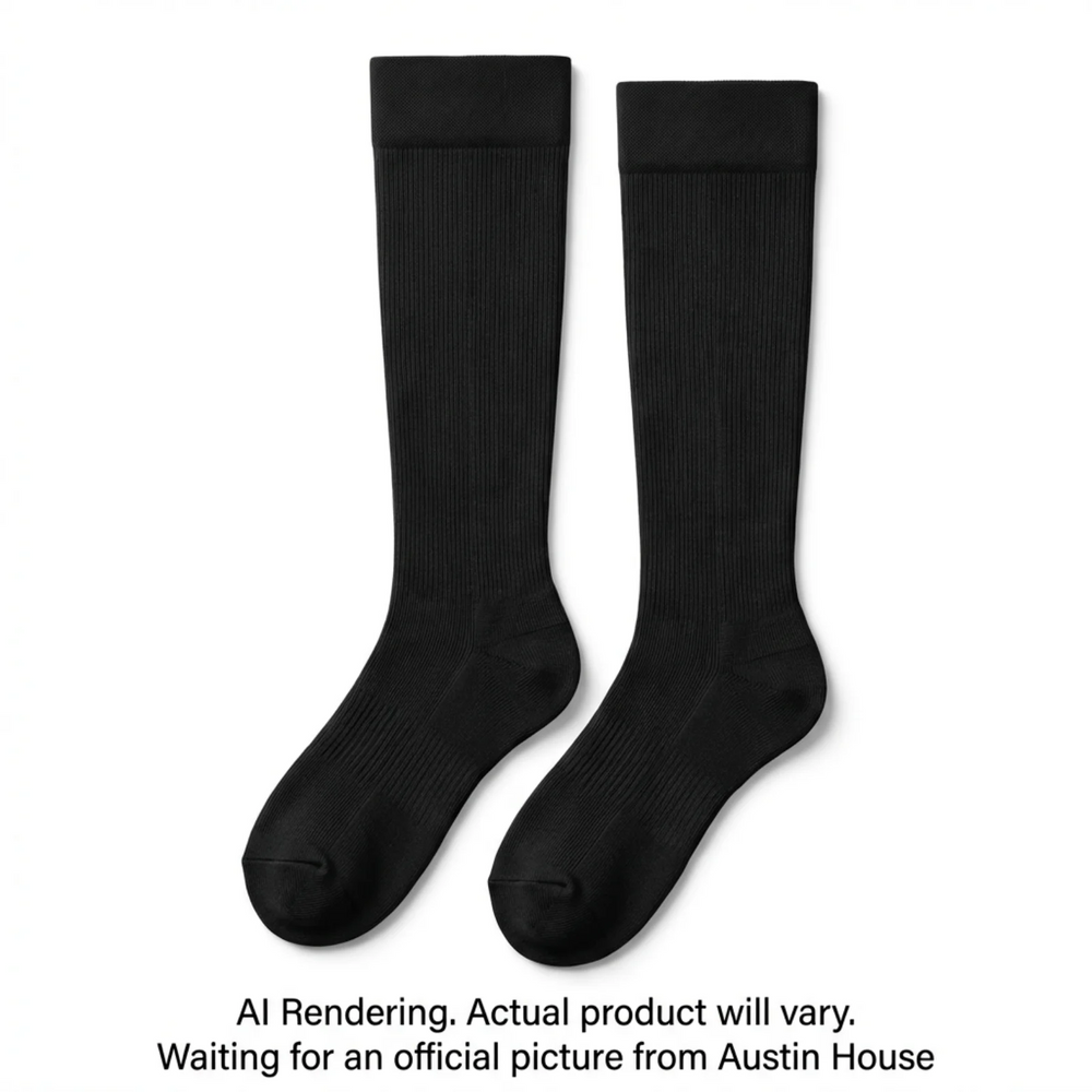 Large Compression Socks Black