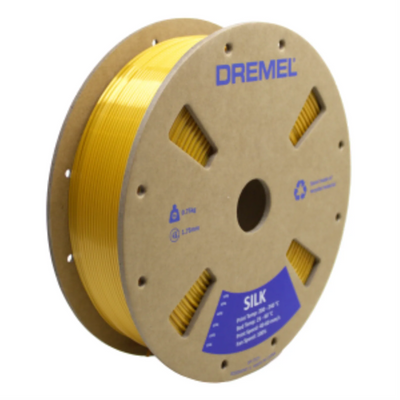 3D Silk PLA Filament Spool, 1.75mm Diameter, Gold 0.75kg