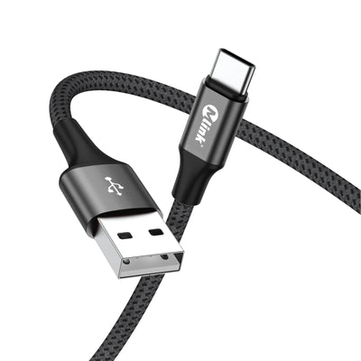 Câble de recharge rapide tressé Mlink - USB-A vers USB-C PD20W 5V/2.4A - 3m (10')