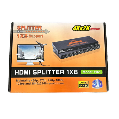 Mlink - Séparateur HDMI 4K Ultra HD 3D, 8 sorties