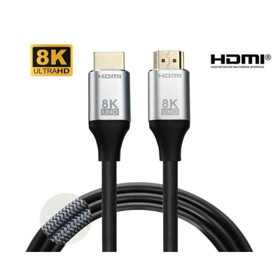Câble tressé Mlink - HDMI® 2.1 8K Ultra HD 48 Gbps HDR 3D - 1m (3,3')