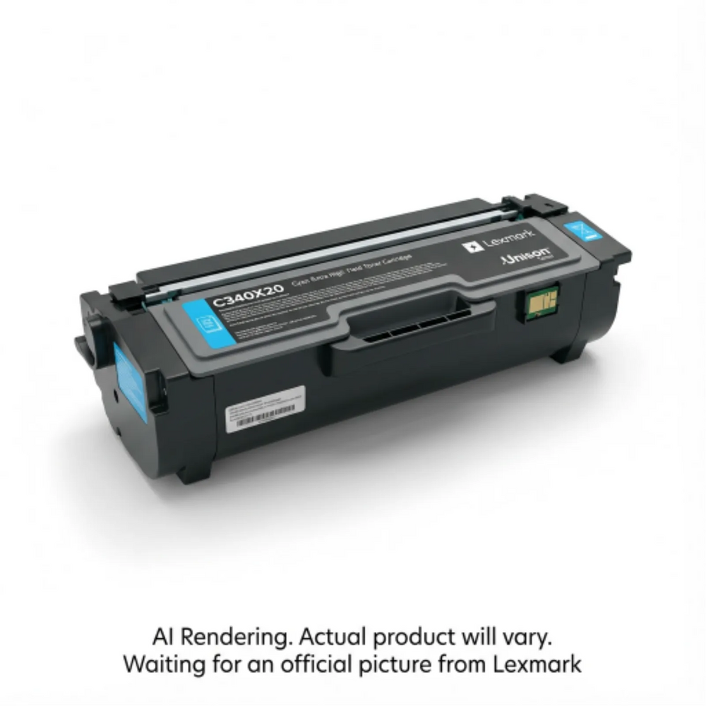 Lexmark C340X20 Cyan Extra High Yield Toner Cartridg