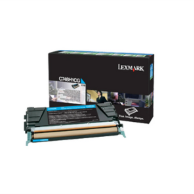 Lexmark C/X748 Cyan Return Program 10K Toner Cartridge