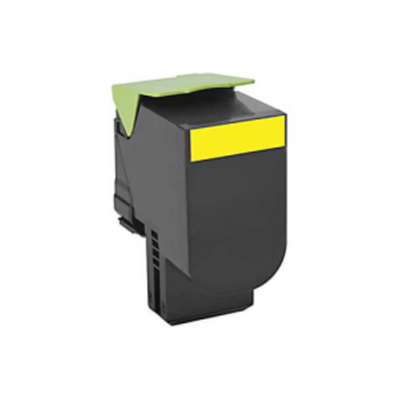 Lexmark CX310, 410, 510 Cartouche de toner jaune 2K No de pièce : 80C0S40