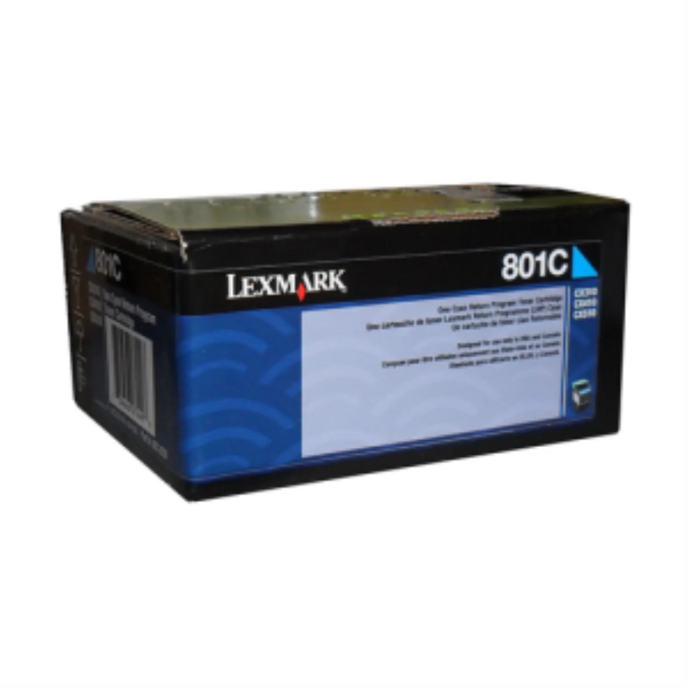 Lexmark CX310,410,510 Cyan Return Program 1K Toner Cartridge