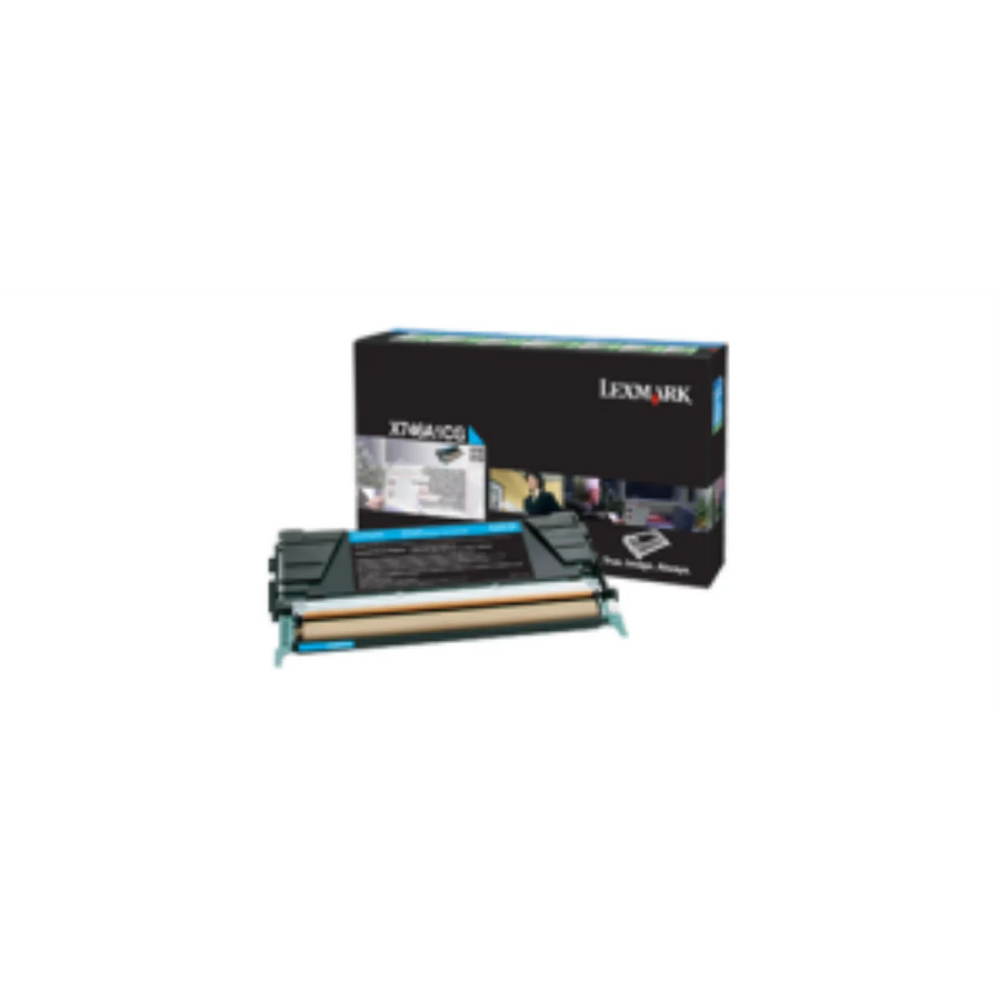 Lexmark X746,748 Cyan Return Program 7K Toner Cartridge