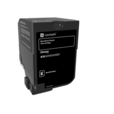 Lexmark CS720,CS/CX725 Cartouche de toner noir programme de retour 3K