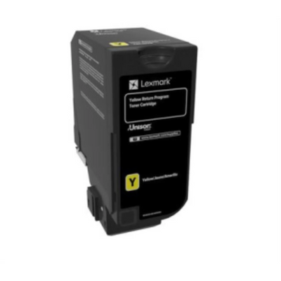 Lexmark74C10Y0 CS720,CS/CX725 Cartouche de toner jaune programme de retour 3K