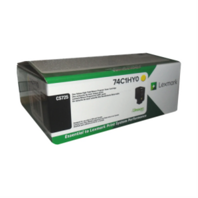 Lexmark CS/CX725 Cartouche de toner jaune 12K du programme de retour
