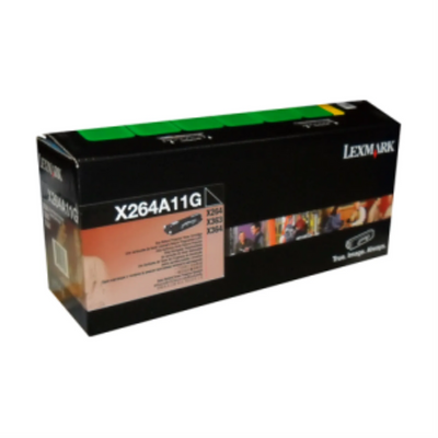 Lexmark X264, 363, 364 Cartouche de toner Programme de retour 3,5K No de pièce : X264A11G