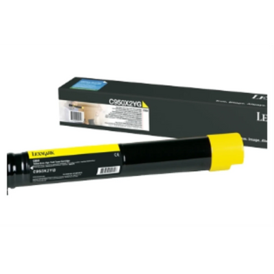 Lexmark X950/952/954 Cartouche de toner jaune 22K