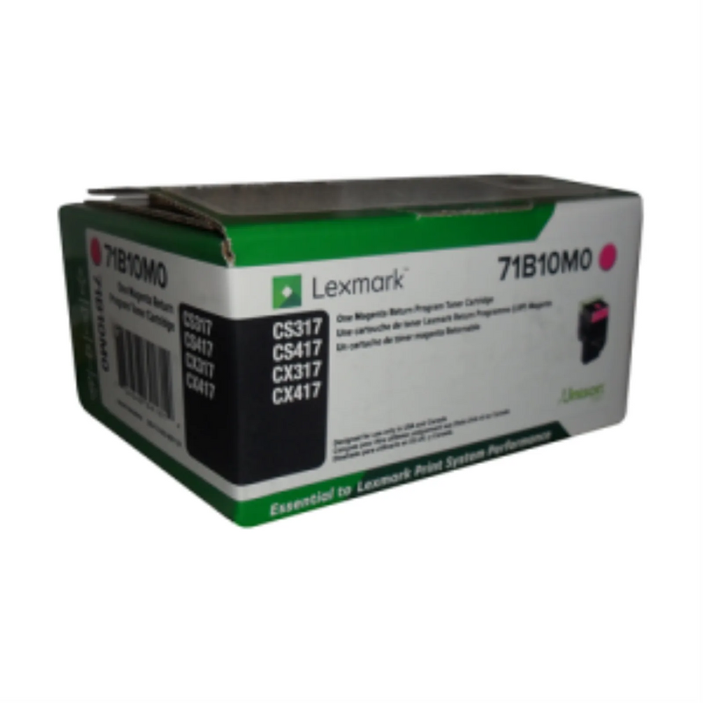 71B10M0 Lexmark CS/CX317,417,517 Magenta Return Program 2.3K Toner Cartridge