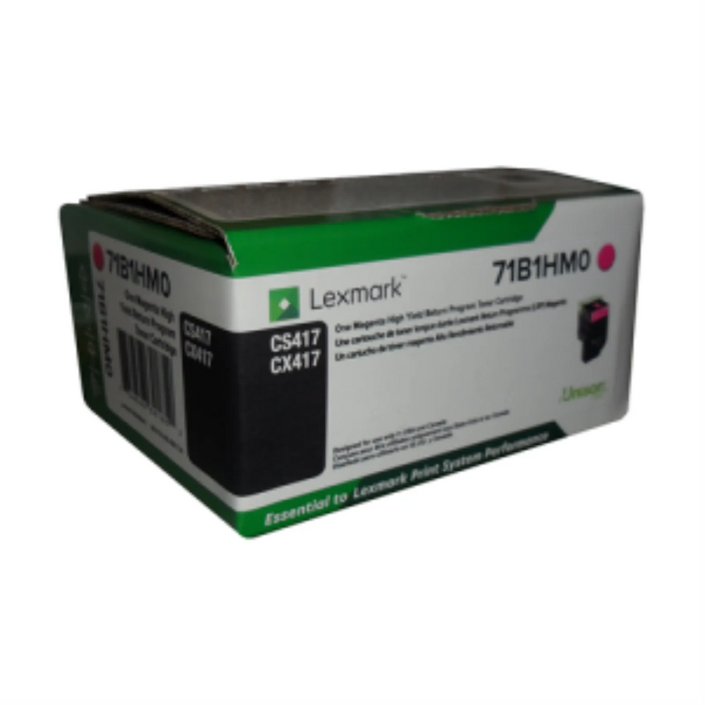 Lexmark CS/CX417, 517 Magenta Return Programme 3.5K Toner Cartridge Part no.: 71B1HM0