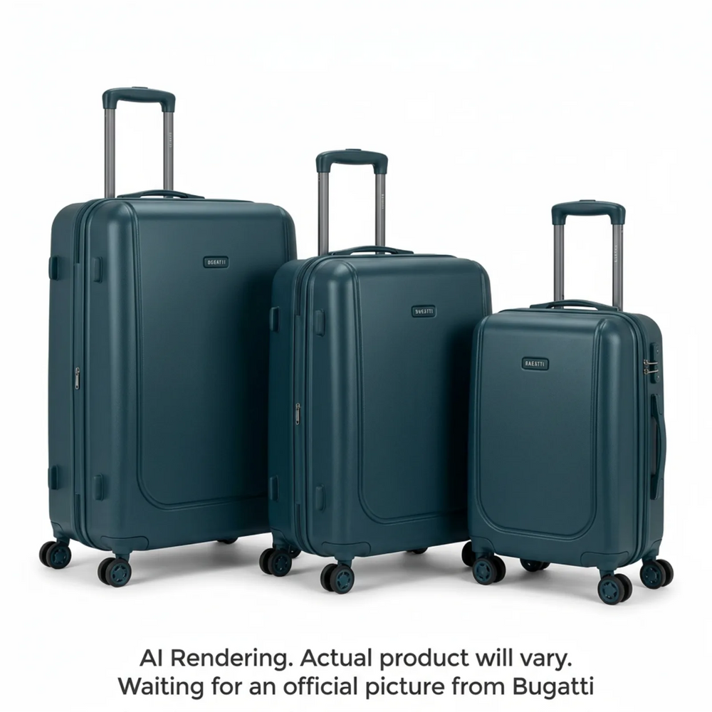 Swiss Mobility PVG 3-Piece ABS Luggage Set - Dark Teal