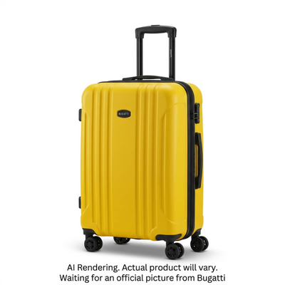 Bagage Bugatti Swiss Mobility LAX 24 pouces Jaune Vif en ABS (HLG2024SM-VYELLOW)