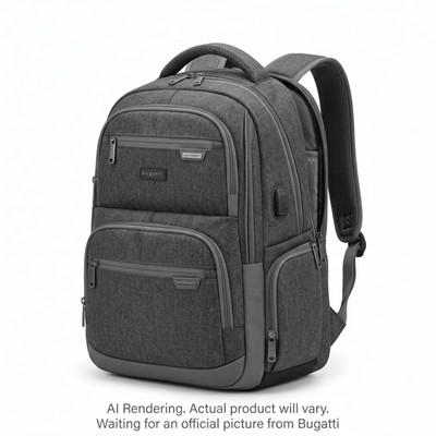 Bugatti Swiss Mobility Urban Pro Backpack - Grey (BKP1195SM-GRY)