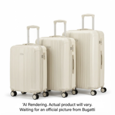 Swiss Mobility PVG 3-Piece ABS Luggage Set - Alabaster