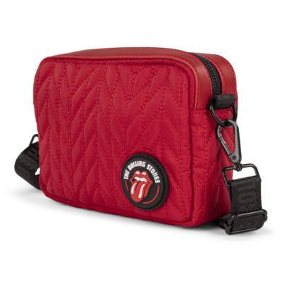 Bugatti The Rolling Stones Iconic Collection Crossbody Bag Quilted Nylon (CBY6070RS-RED)