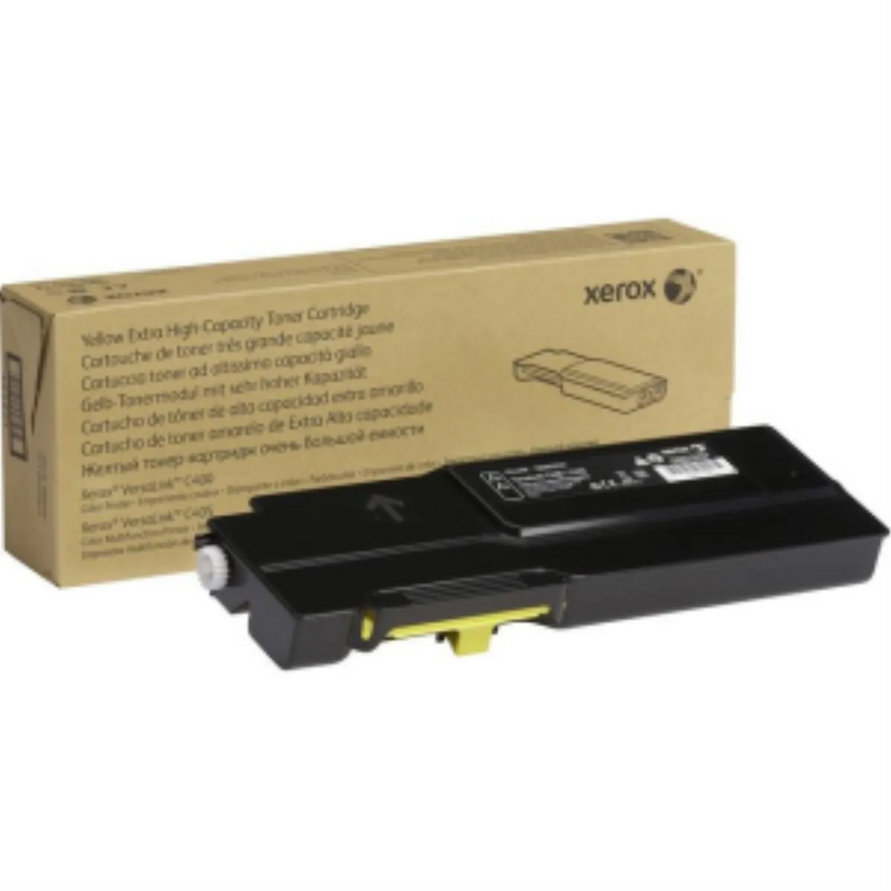 Genuine Xerox Extra High Capacity Yellow Print Cartidge for C400/C405, 8,000 pages