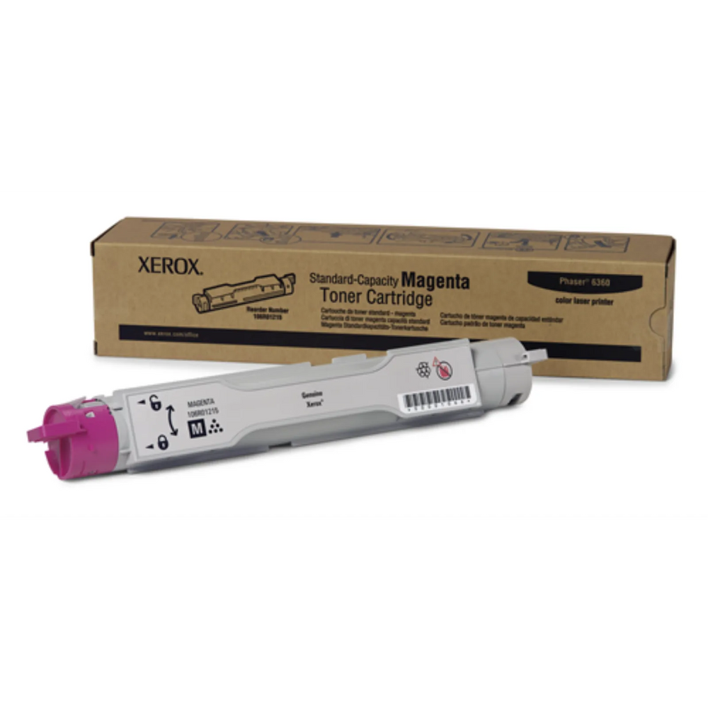 106R01215 Magenta Standard Capacity Toner Cartridge, Phaser 6360