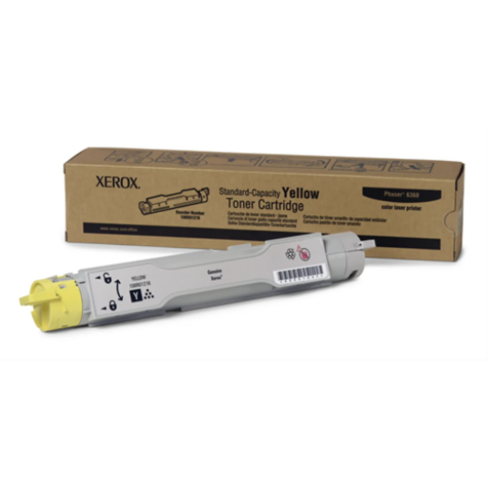 106R01216 Yellow Standard Capacity Toner Cartridge, Phaser 6360