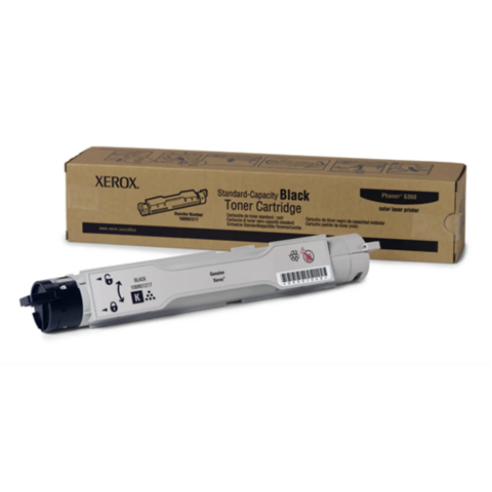 106R01217 Black Standard Capacity Toner Cartridge, Phaser 6360