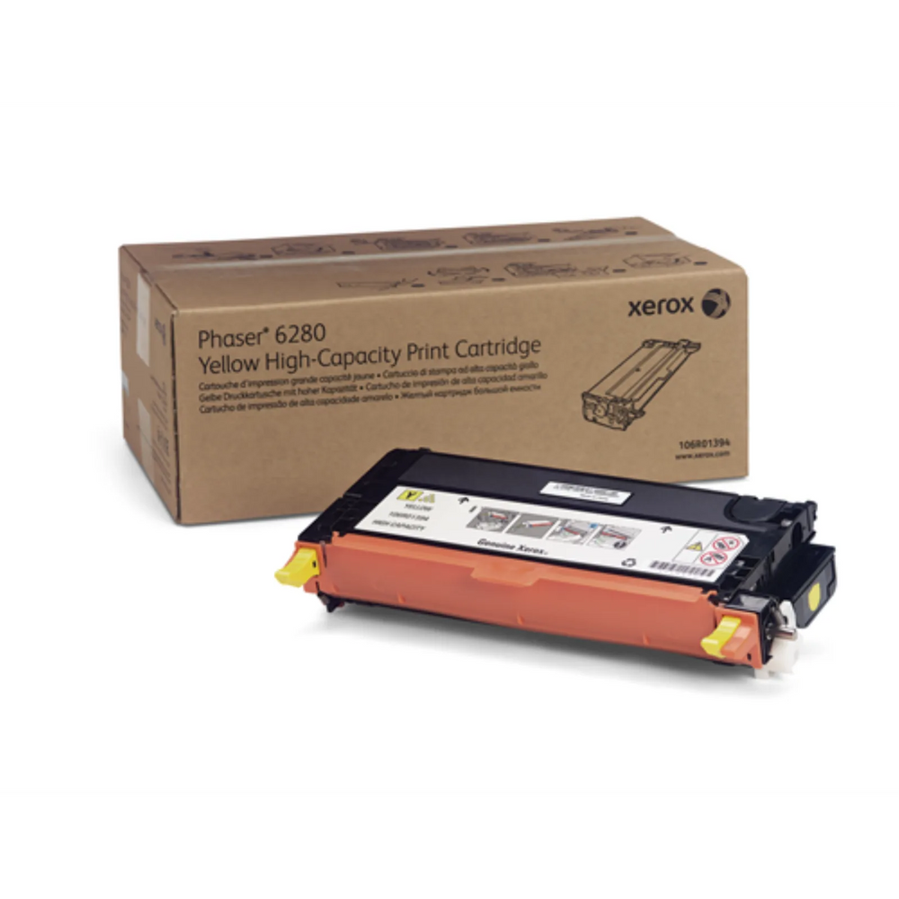 106R01394 Yellow High Capcity Print Cartridge, Phaser 6280