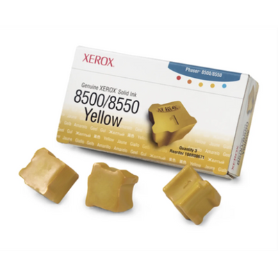 108R00671 Genuine Xerox Solid Ink 8500/8550 Yellow (three Sticks)