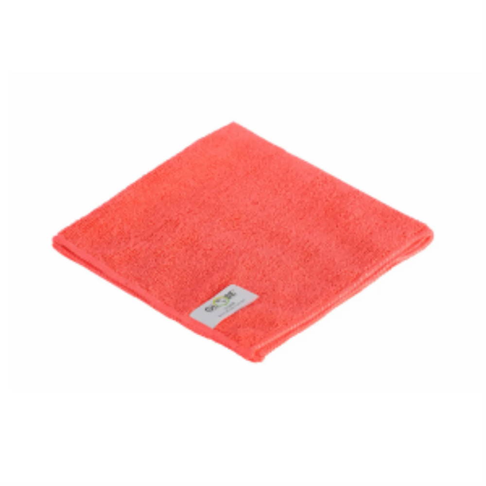 14"x14" Microfiber Cloth 240GSM Red (Pack of 10)