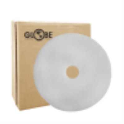 Globe 12" White Super Polish Floor Pad (200W-12)