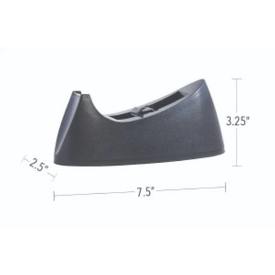 Westcott Brand Tape Dispenser Rounded Design Black (80015)