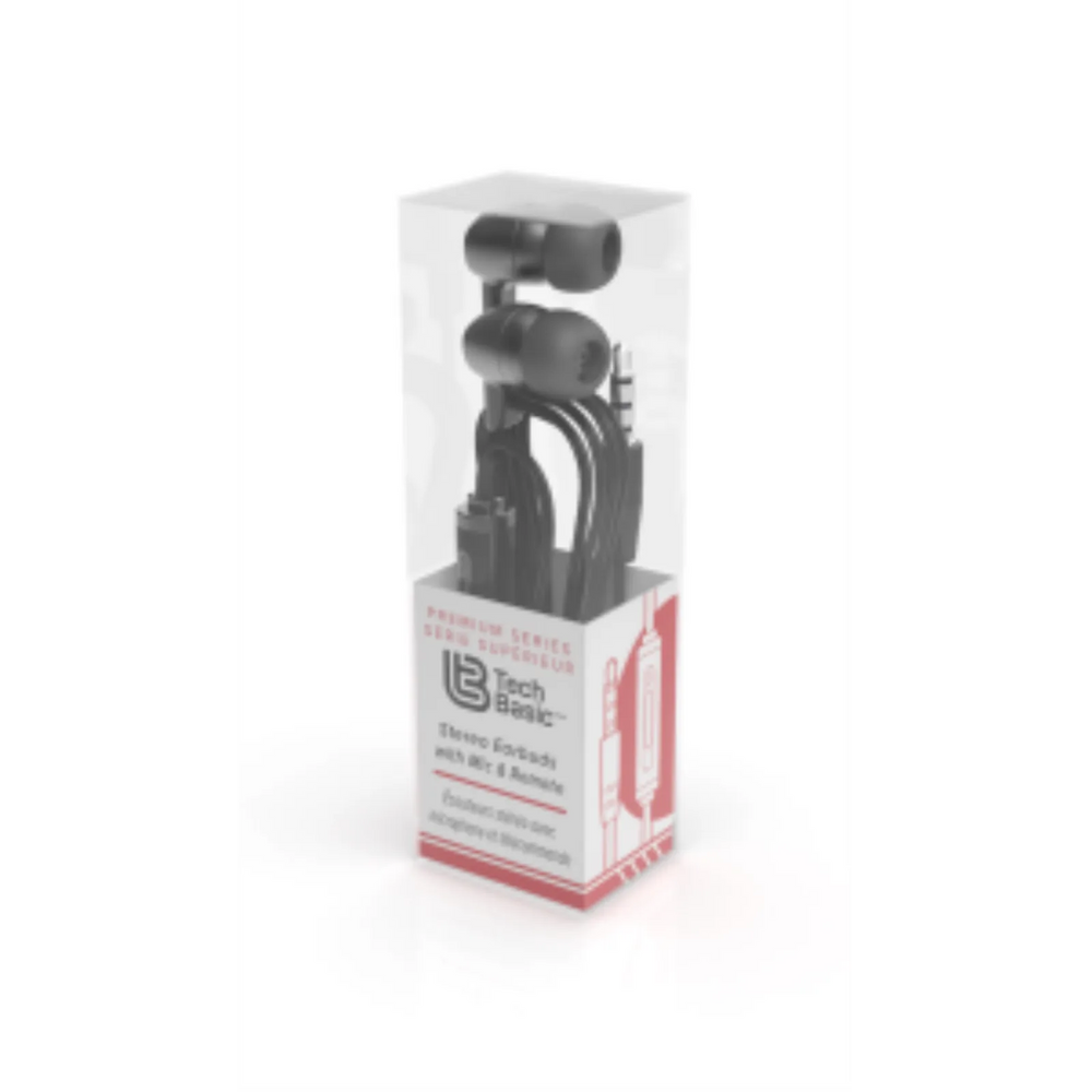 Bulk Earbuds w/ Mic, Premium