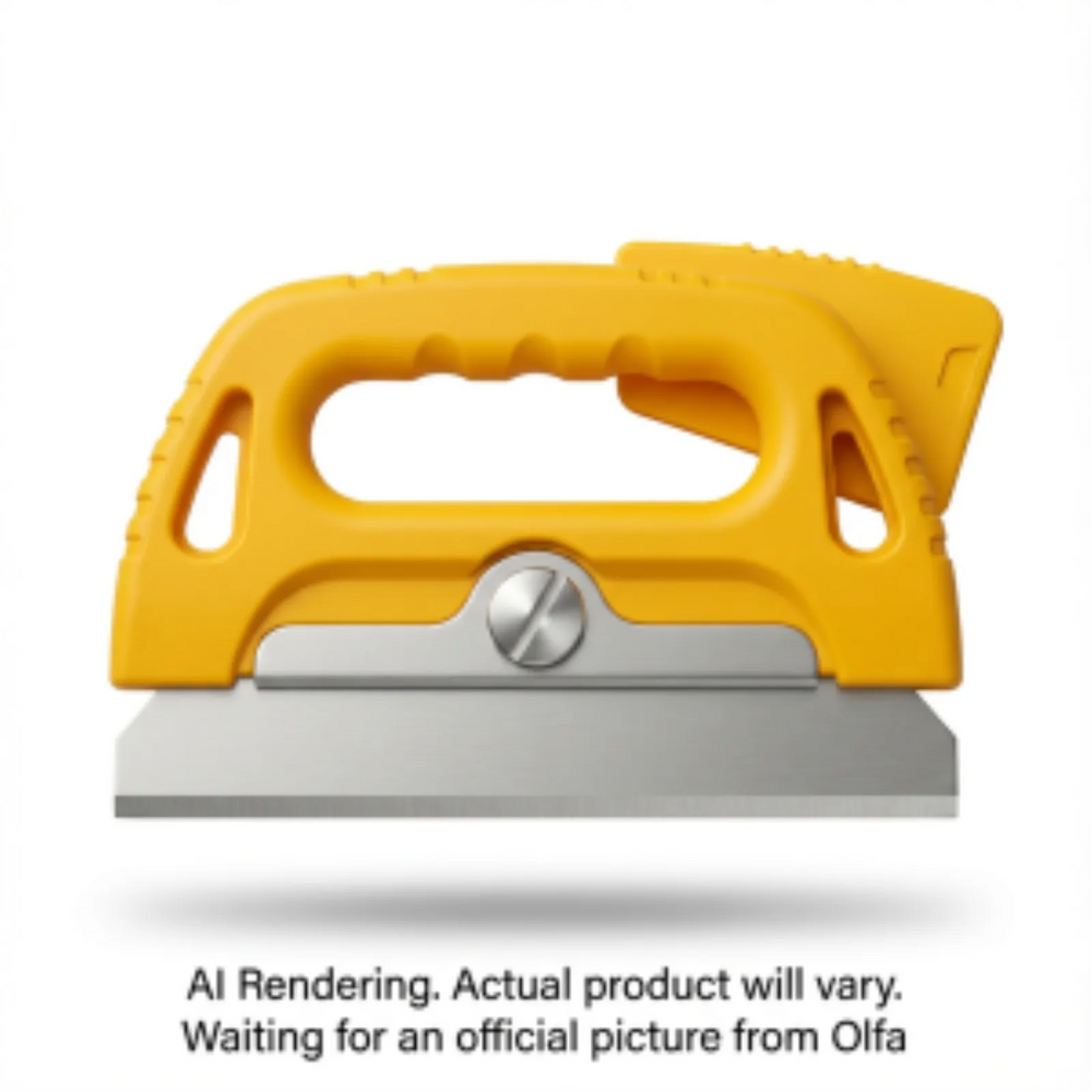 OLFA 120mm GSR-1/3B Stainless Steel Multi-Grip Scraper
