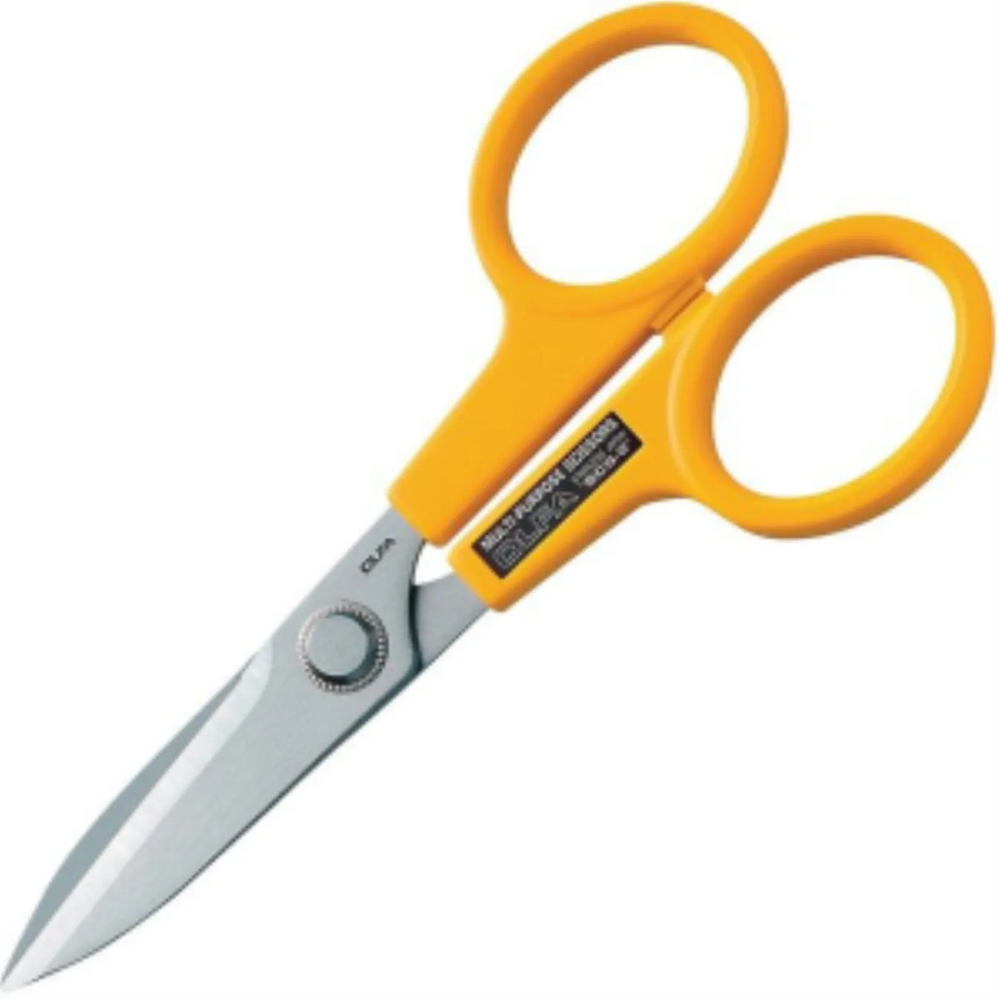 OLFA SCS-2 7" Serrated-Edge Stainless Steel Scissors