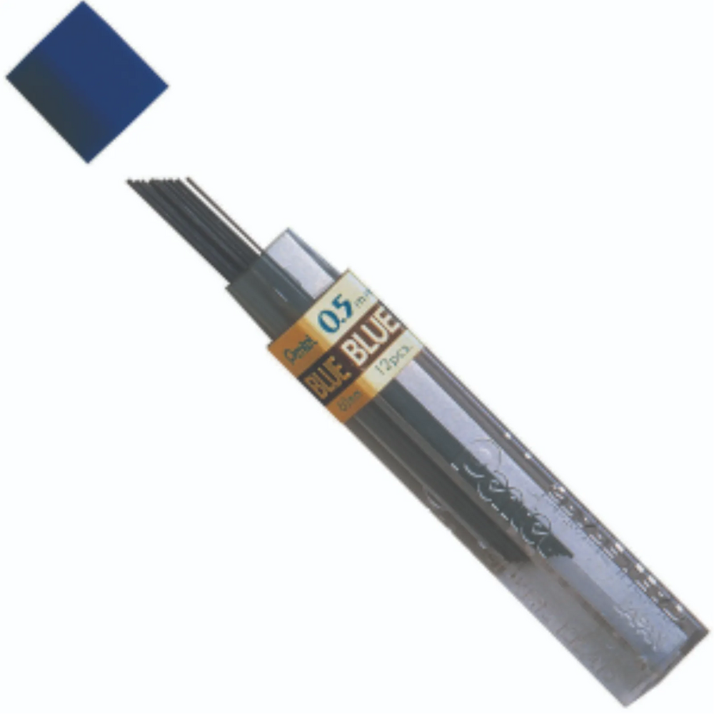 Refill Lead Blue (0.5mm) Fine, 12 Leads per Tube