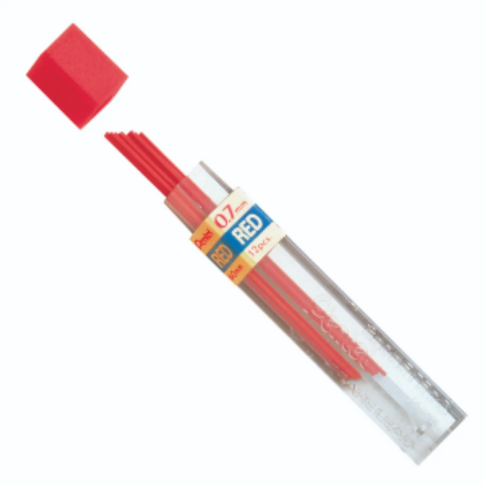 Refill Lead Red (0.7mm) Medium, 12 Leads per Tube