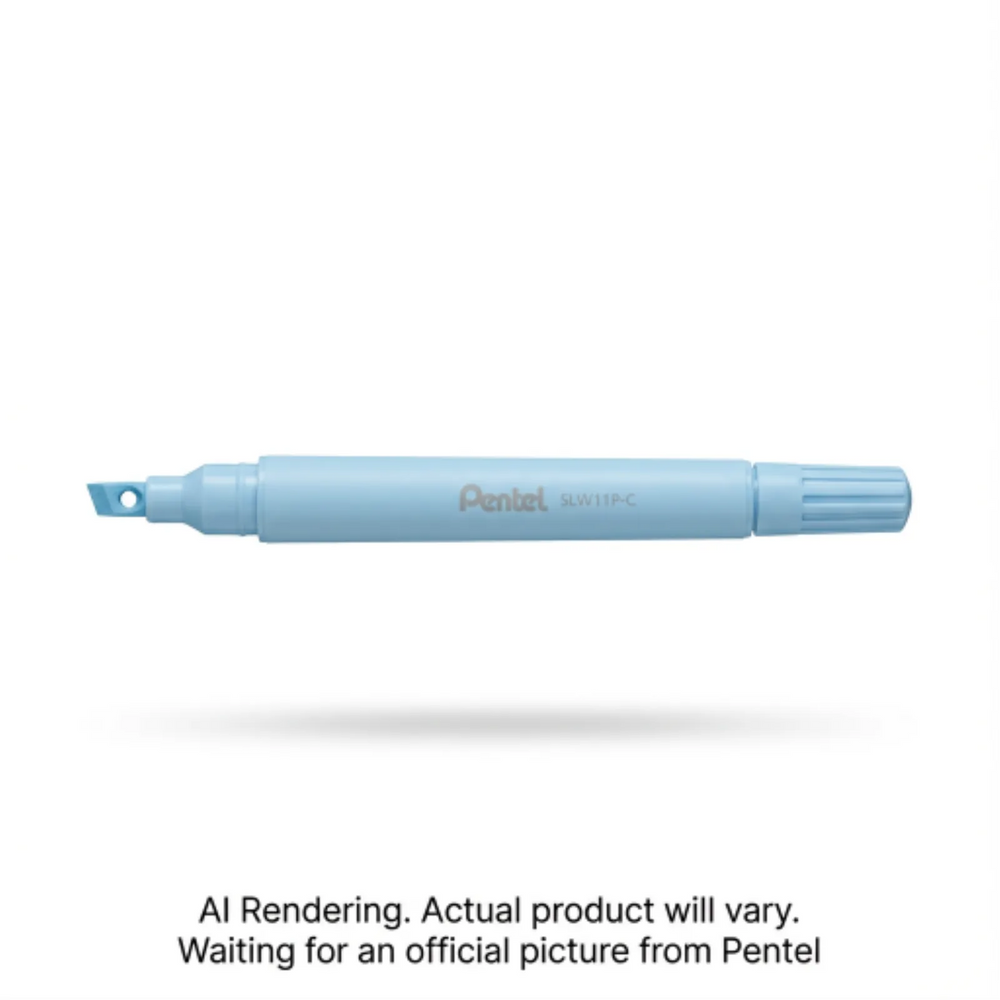 Illumina Flex Liquid Highlighter, Dual Tip - Chisel and Bullet, Pastel Blue