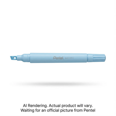 Illumina Flex Liquid Highlighter, Dual Tip - Chisel and Bullet, Pastel Blue