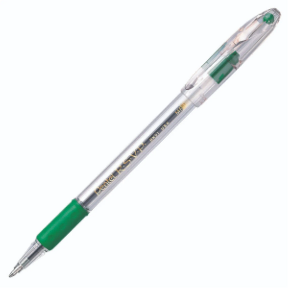 R.S.V.P. Ballpoint Pen, (1.0mm), Green Ink